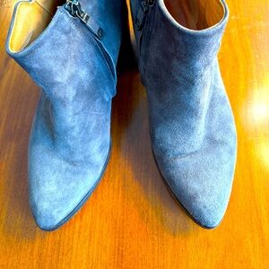 Alberto Fermani grey suede women's boot